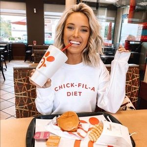 NWT chick fil a diet sweatshirt